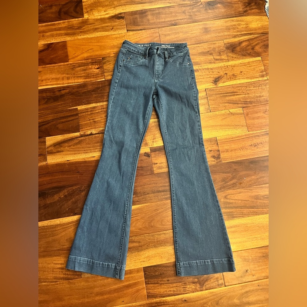 Laurie Felt Dark Blue Flare Jeans